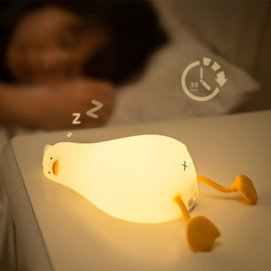 LED Squishy Duck Night Light